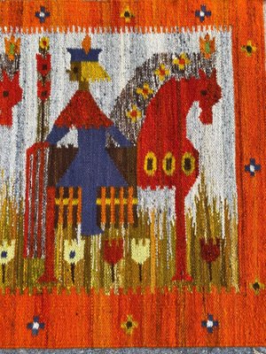 Vintage Polish Hand Woven Tapestry-YMM-1124221