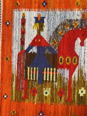 Vintage Polish Hand Woven Tapestry-YMM-1124221