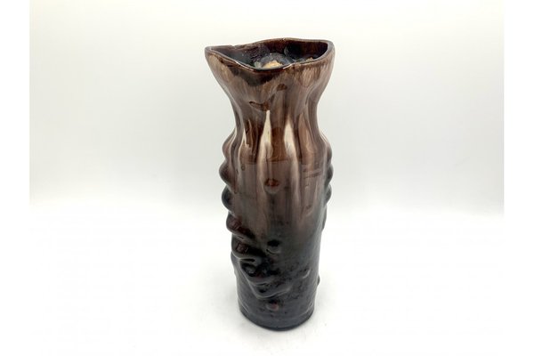 Vintage Polish Vase in Stoneware, 1950s-BXB-1276026