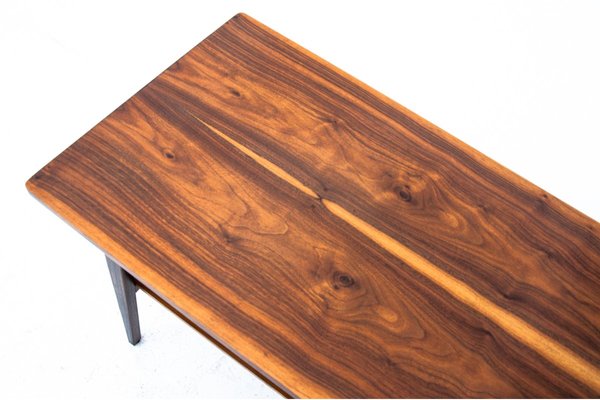 Vintage Polish Walnut Coffee Table, 1950s-BXB-1285427