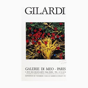 Vintage Poster Gilardi Exhibition at Galerie Di Meo, Paris - 1991 1991-ZCI-760916