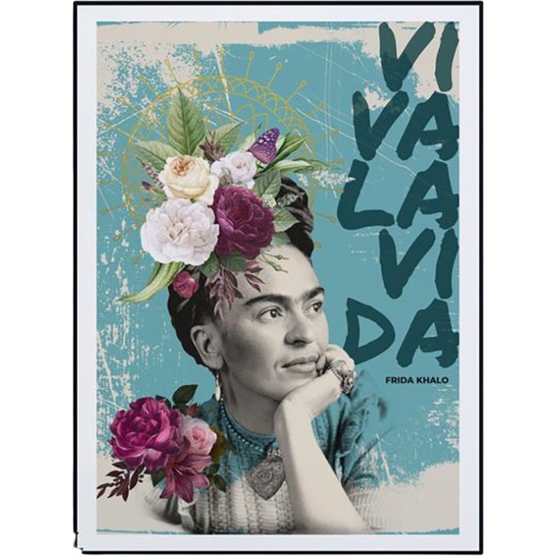 Vintage Poster of Frida Kahlo, 1990s