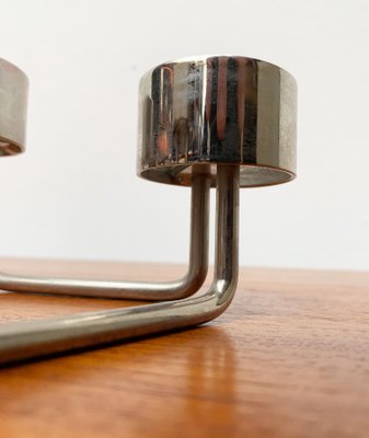 Vintage Postmodern Danish Metal Candleholder by Tommy Larsen-UAH-1417522