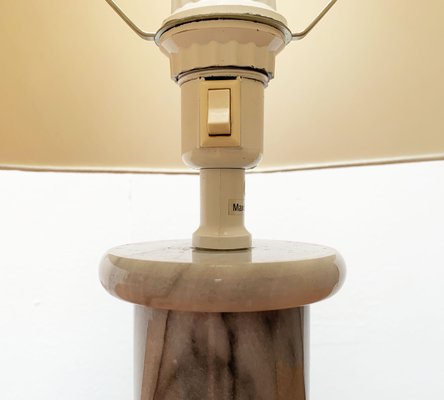 Vintage Postmodern Marble Table Lamp from Ikea, 1980s-UAH-1299742