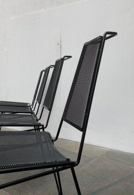 Vintage Postmodern Metal Side Chairs by Rolf Rahmlow, 1980s, Set of 2-UAH-1054418