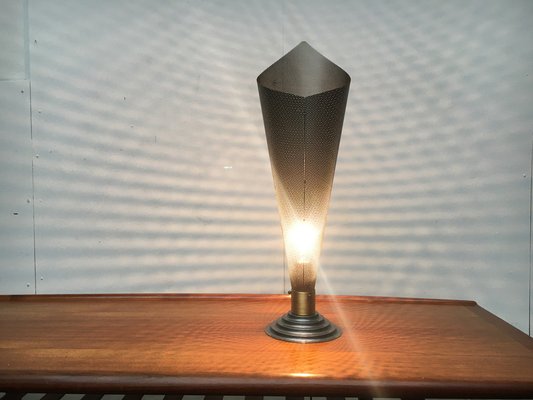 Vintage Postmodern Table Lamp in Metal-UAH-1264109