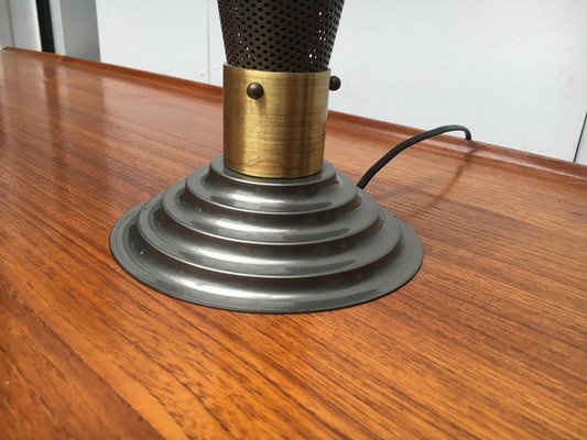 Vintage Postmodern Table Lamp in Metal-UAH-1264109