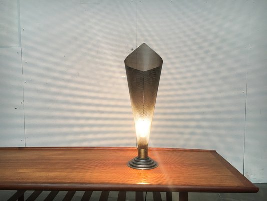 Vintage Postmodern Table Lamp in Metal-UAH-1264109