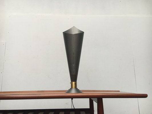 Vintage Postmodern Table Lamp in Metal-UAH-1264109