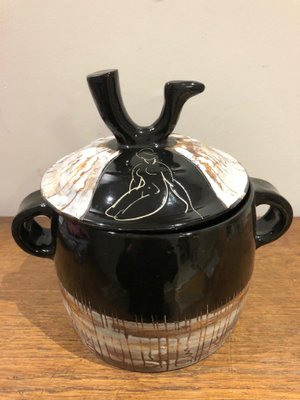 Vintage Pot from Atelier Cerenne, 1950s-AVC-657536