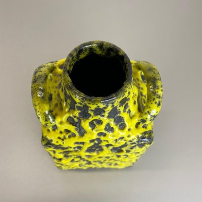 Vintage Pottery Fat Lava Vase from Es Keramik, Germany, 1960s-QZ-1123513