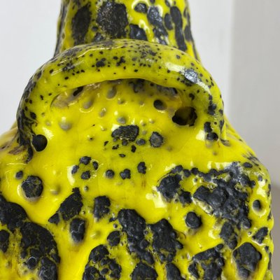 Vintage Pottery Fat Lava Vase from Es Keramik, Germany, 1960s-QZ-1123513