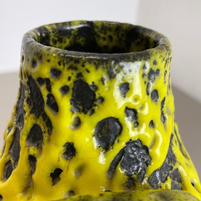 Vintage Pottery Fat Lava Vase from Es Keramik, Germany, 1960s-QZ-1123513