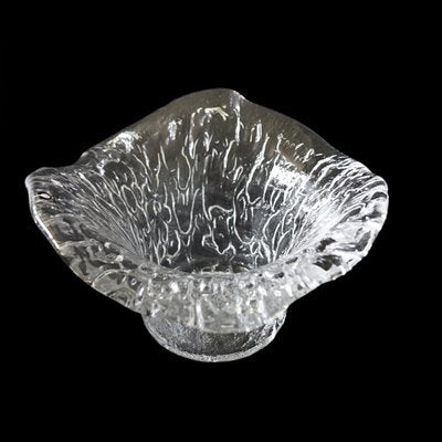 Vintage Pressed Glass Bowl from Pukeberg, Sweden-JKV-2023214