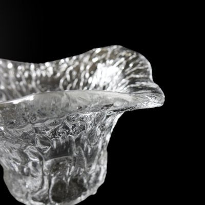 Vintage Pressed Glass Bowl from Pukeberg, Sweden-JKV-2023214