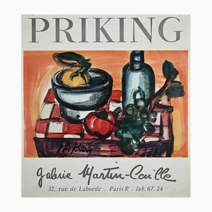 Vintage Priking Exhibition Poster, Late 20th-Century-ZCI-1163971