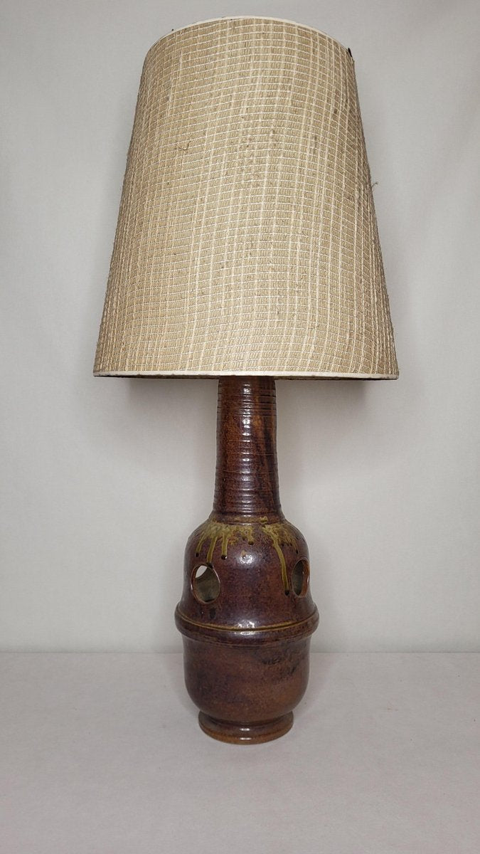 Vintage Puisaye Sandstone Lamp, 1970s