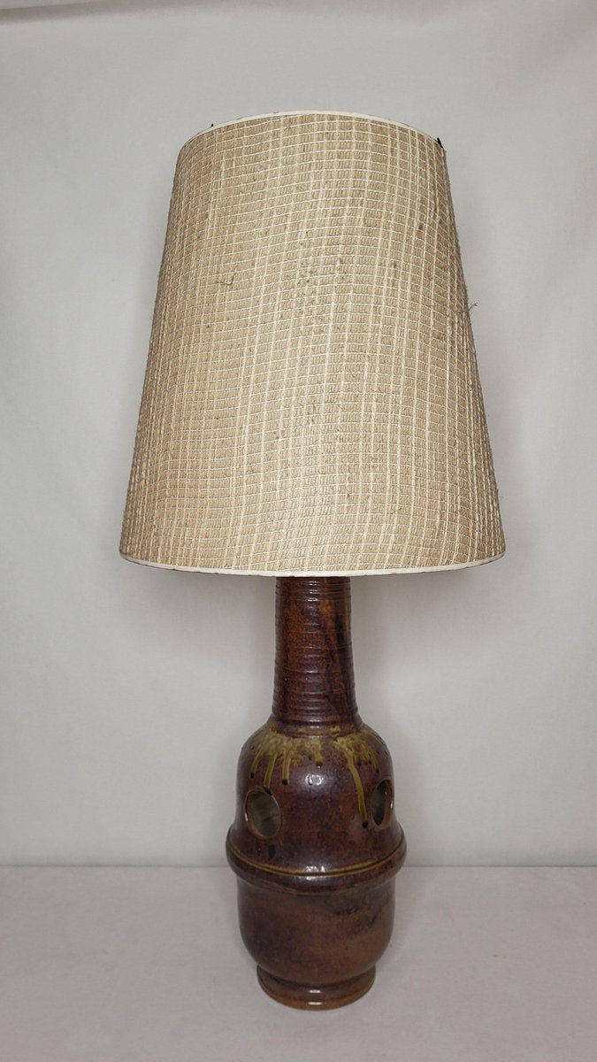 Vintage Puisaye Sandstone Lamp, 1970s