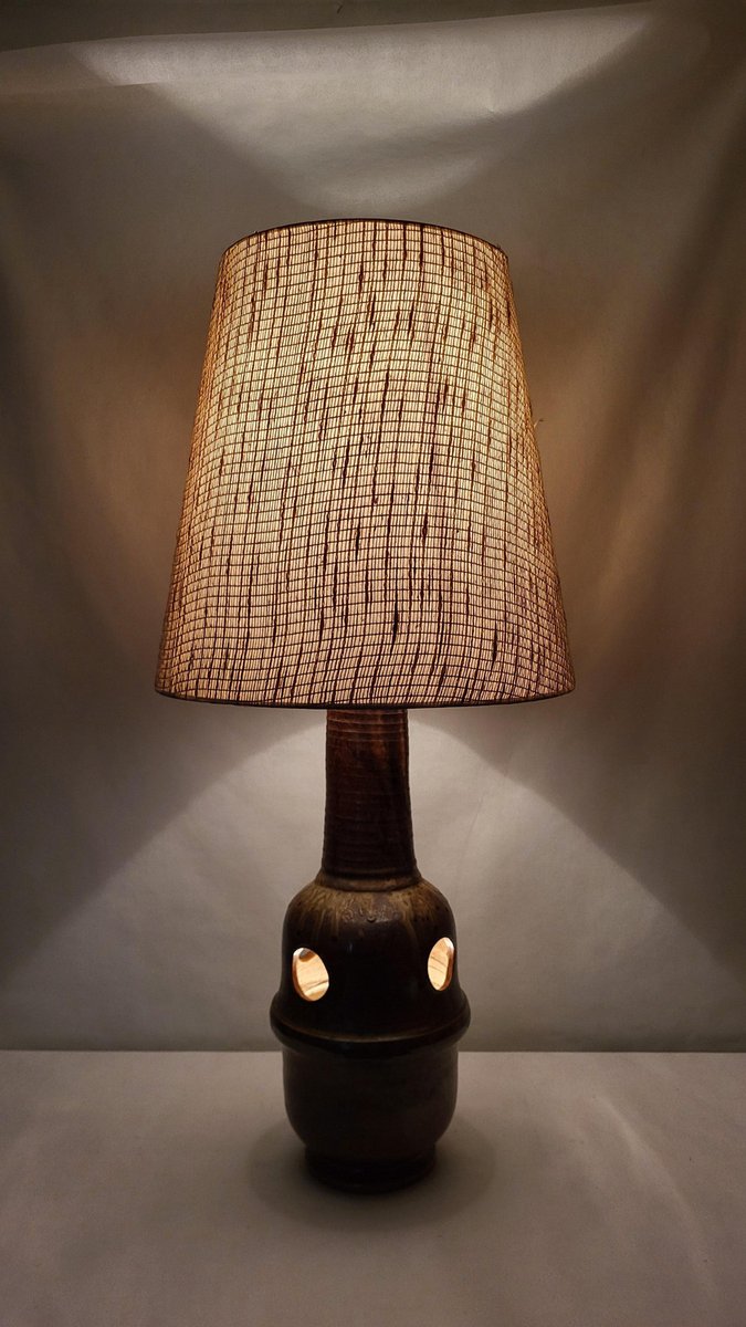 Vintage Puisaye Sandstone Lamp, 1970s