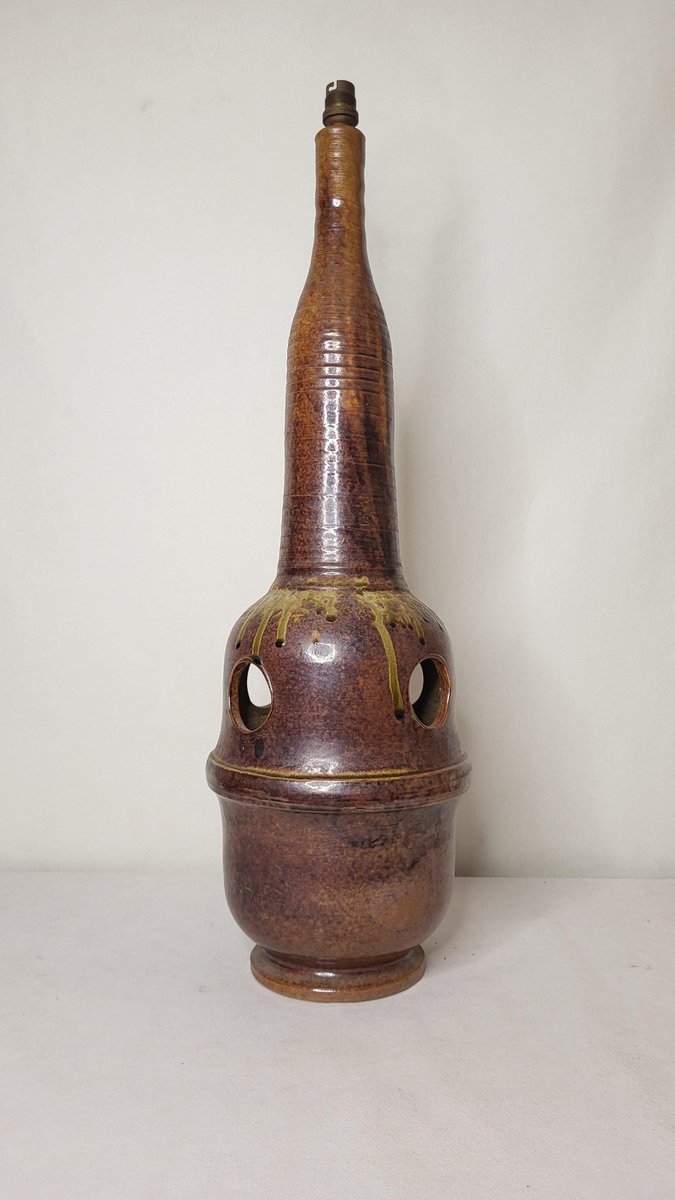 Vintage Puisaye Sandstone Lamp, 1970s