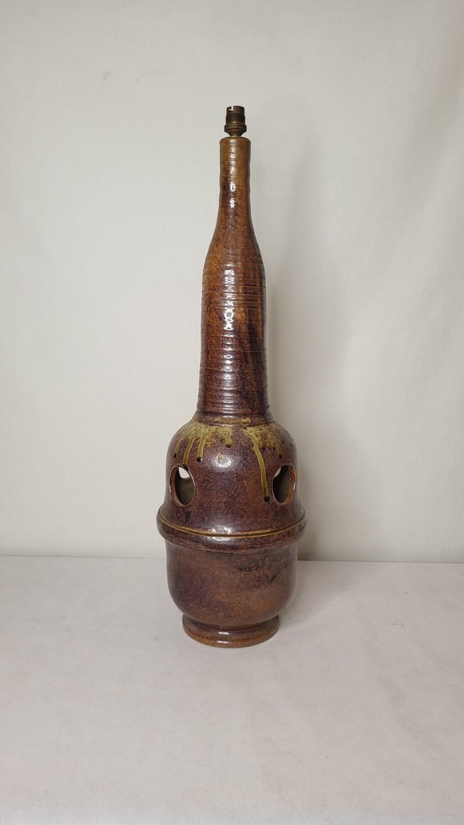 Vintage Puisaye Sandstone Lamp, 1970s