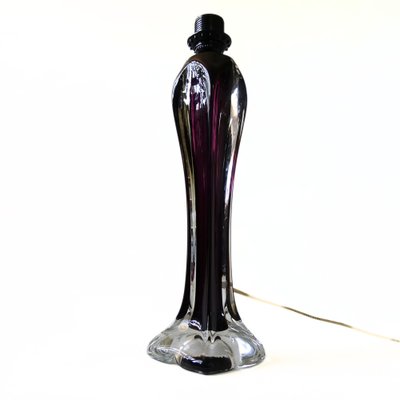 Vintage Purple Table Lamp from BG Specialkristall-JKV-1822226