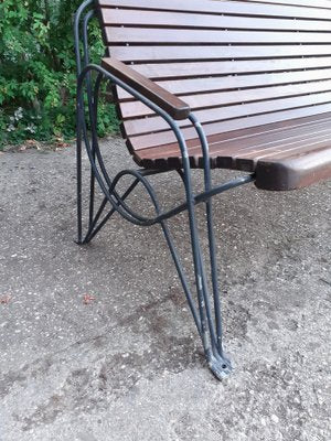 Vintage Railway Station Bench-GZF-1733840