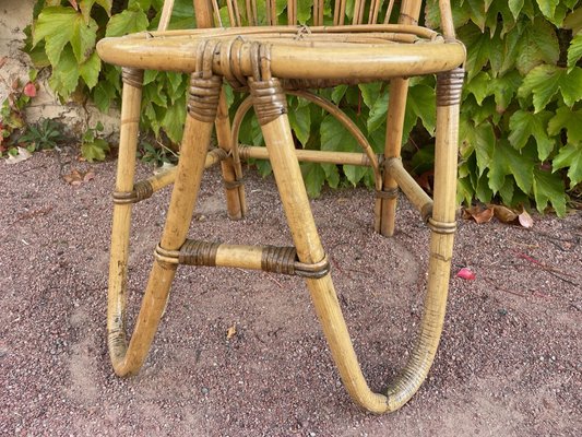 Vintage Rattan Chairs, 1960s, Set of 4-SDV-1727113