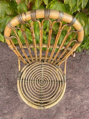 Vintage Rattan Chairs, 1960s, Set of 4-SDV-1727113