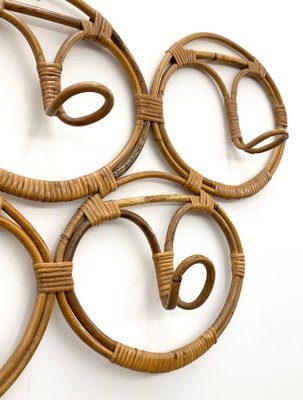 Vintage Rattan Coat Rack by Franco Albini & Franca Helg, 1960s-JDR-548055