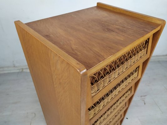 Vintage Rattan Drawers, 1950s-EAD-1789915