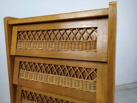 Vintage Rattan Drawers, 1950s-EAD-1789915