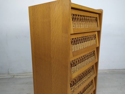 Vintage Rattan Drawers, 1950s-EAD-1789915