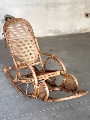 Vintage Rattan Garden Armchair-LA-1355299