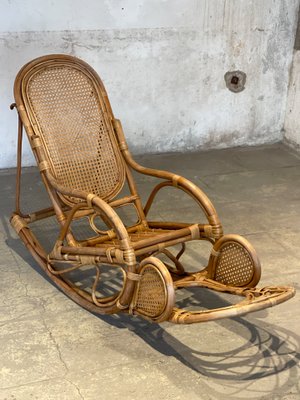 Vintage Rattan Garden Armchair-LA-1355299