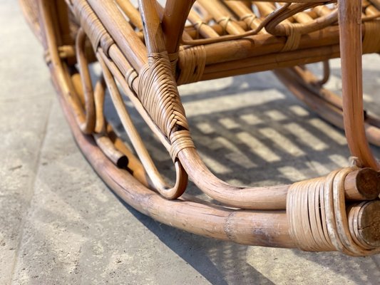 Vintage Rattan Garden Armchair-LA-1355299