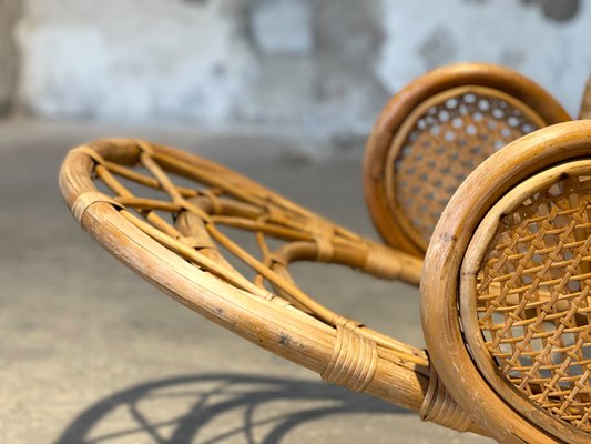 Vintage Rattan Garden Armchair-LA-1355299