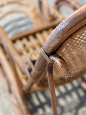 Vintage Rattan Garden Armchair-LA-1355299