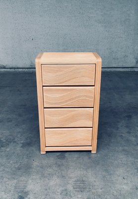 Vintage Rattan High Chest of Drawers, 1980s-RQV-2033216