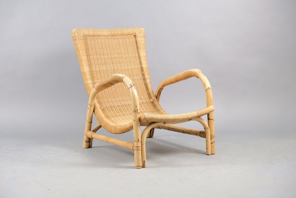 Vintage Rattan Lounge Chair from Arco-CIP-638927