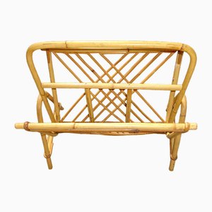 Vintage Rattan Magazine Holder-ABK-2022991