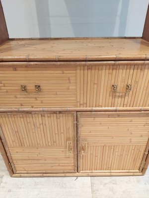 Vintage Rattan Open Bar from Vivai Del Sud-WBX-706344