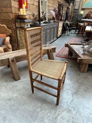 Vintage Rattan Side Chair, 1960s-WSZ-1812065