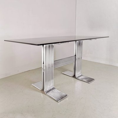 Vintage Rectangular Glass Table, 1970s-PRS-1451549