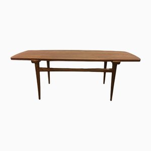 Vintage Rectangular Scandinavian Teak Coffee Table, 1960s-DE-1168111