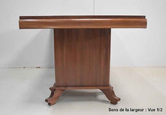 Vintage Rectangular Solid Mahogany and Veneer Dining Table-RVK-725781