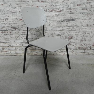 Vintage Red and Gray Desk Chair, 1960s-TL-672708