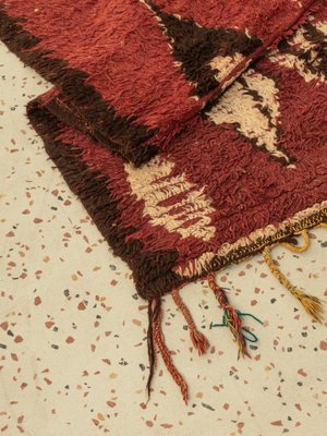 Vintage Red Azilal Berber Rug-GPP-1304207