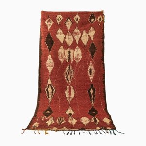 Vintage Red Azilal Berber Rug-GPP-1304207