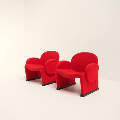 Vintage Red Chairs, 1970s, Set of 2-SV-1628749